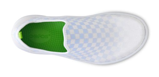 Women's OOmg eeZee Low Shoe - Purple Jade Checker (SALE) - Image 9