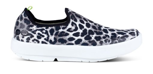 Women's OOmg eeZee Low Shoe - White Gray Cheetah (SALE) - Image 2