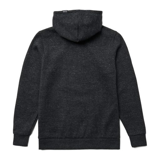 Men's OOmy Knit Hoodie - Dark Charcoal Gray Heather - Image 2