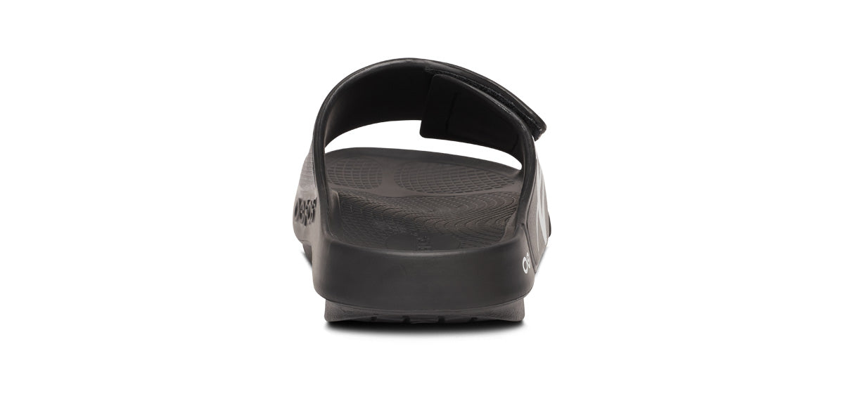 BAUER/OOFOS Men's OOahh Sport Flex Sandal – Black - Image 5