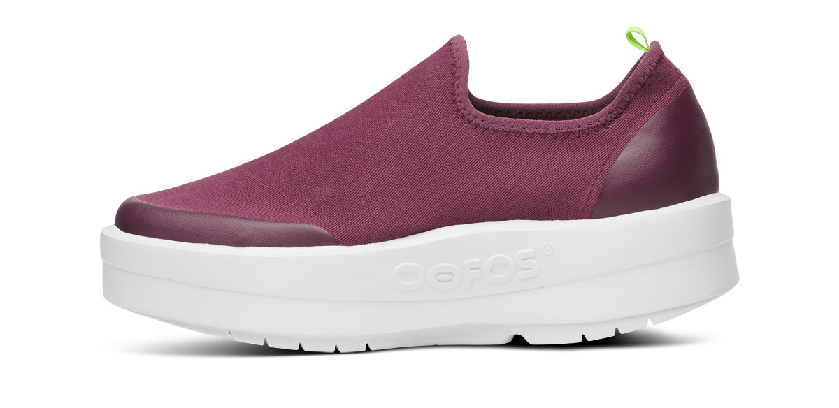 Women's OOmega eeZee Low Shoe - Mulberry (FINAL SALE) - Image 4